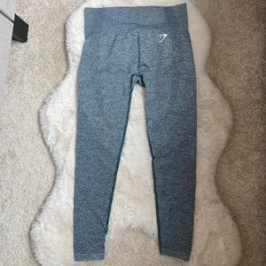 Gymshark Blue Marl Seamless Leggings